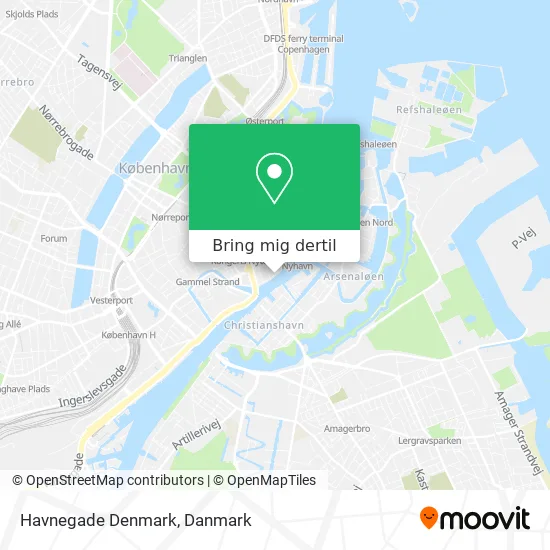 Havnegade Denmark kort