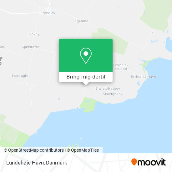 Lundehøje Havn kort