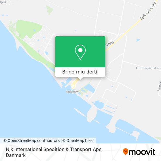 Njk International Spedition & Transport Aps kort