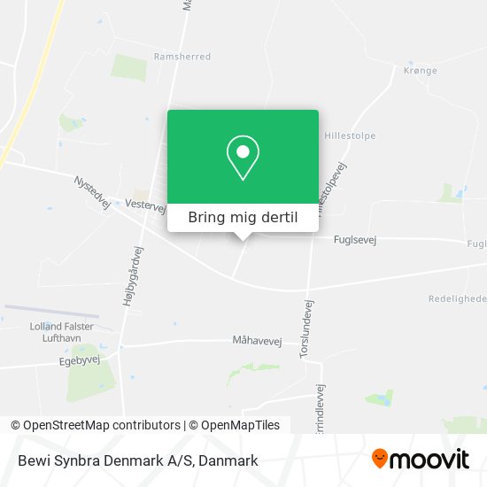 Bewi Synbra Denmark A/S kort