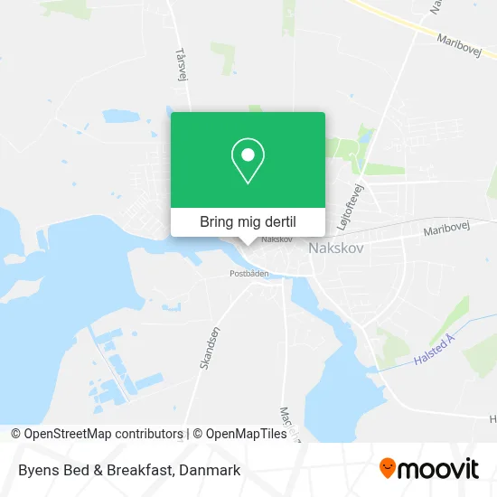 Byens Bed & Breakfast kort