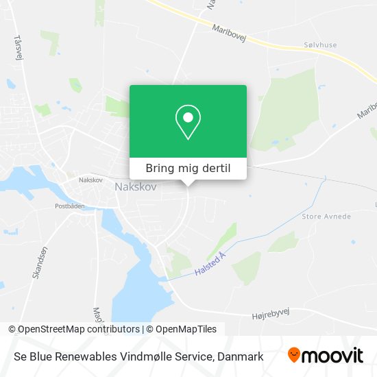 Se Blue Renewables Vindmølle Service kort