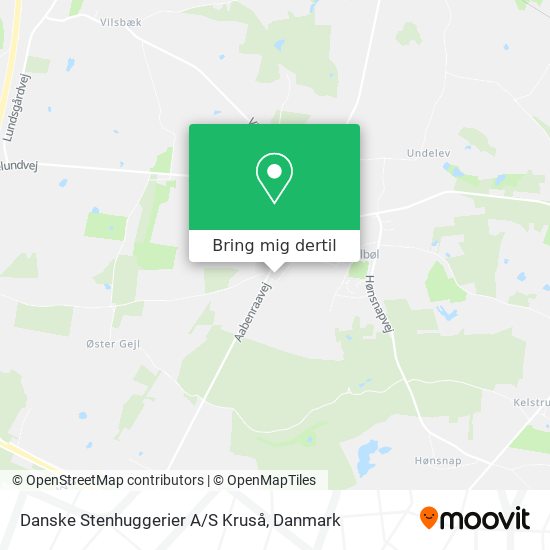 Danske Stenhuggerier A/S Kruså kort