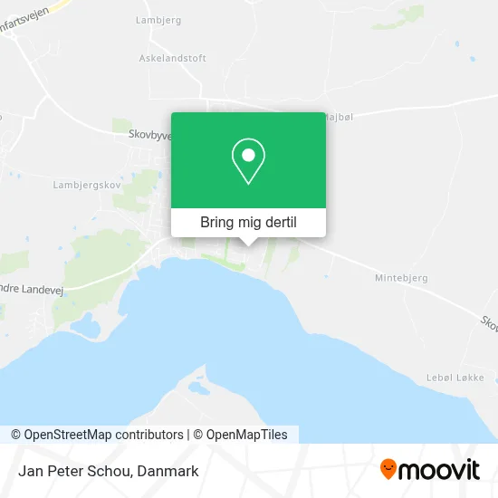 Jan Peter Schou kort