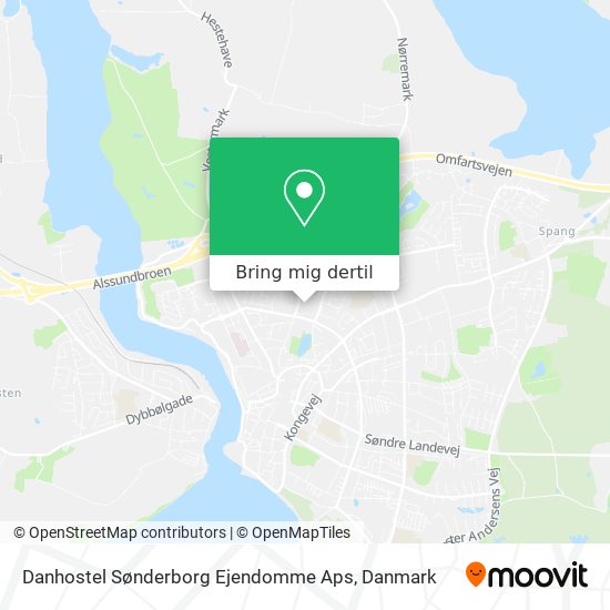 Danhostel Sønderborg Ejendomme Aps kort