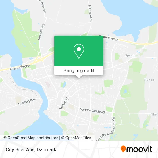 City Biler Aps kort