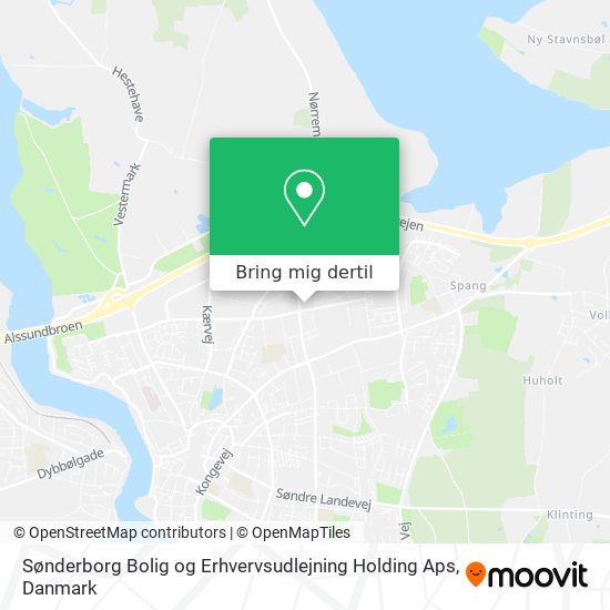 Sønderborg Bolig og Erhvervsudlejning Holding Aps kort