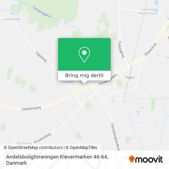 Andelsboligforeningen Kløvermarken 46-64 kort