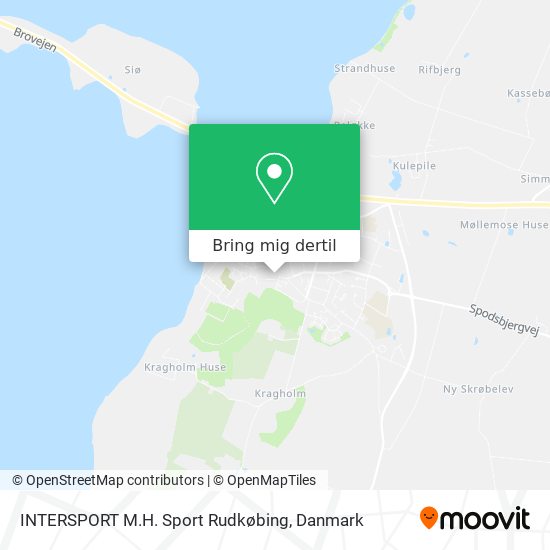 INTERSPORT M.H. Sport Rudkøbing kort