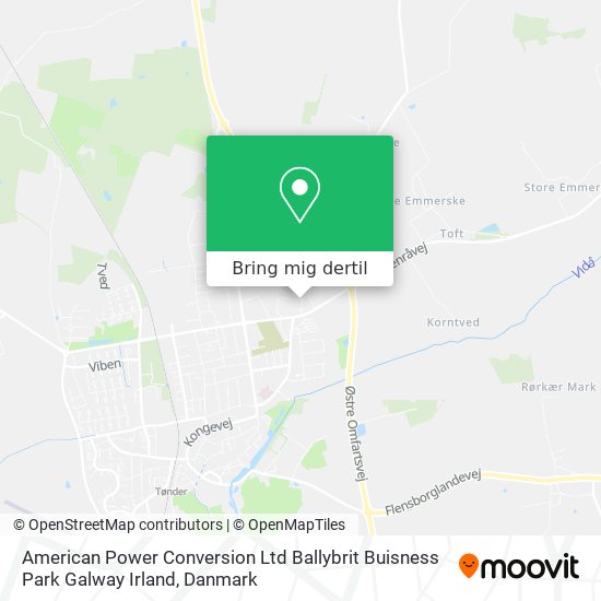 American Power Conversion Ltd Ballybrit Buisness Park Galway Irland kort