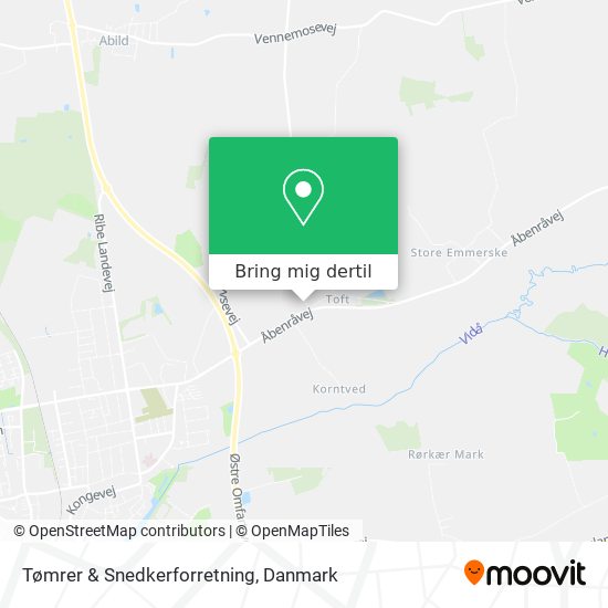 Tømrer & Snedkerforretning kort