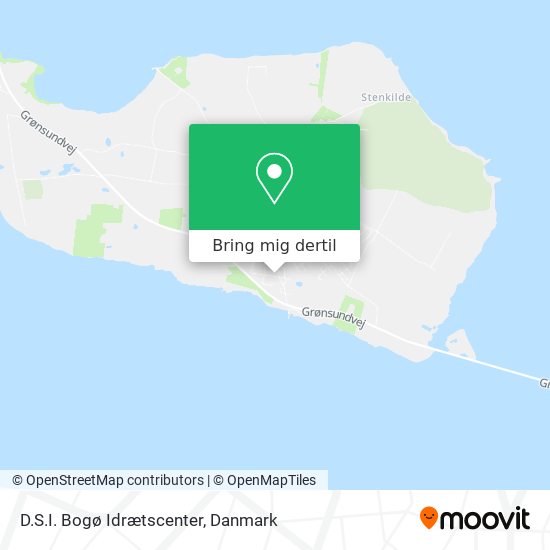 D.S.I. Bogø Idrætscenter kort