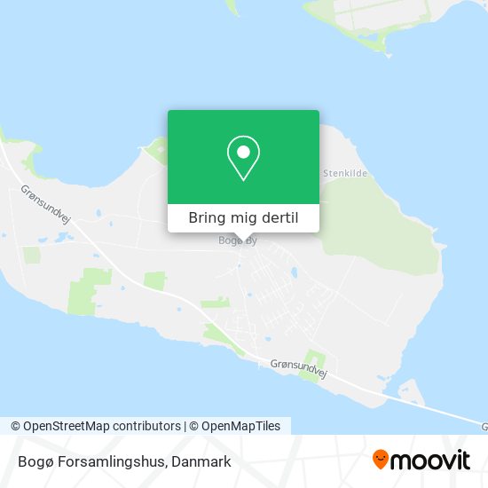 Bogø Forsamlingshus kort