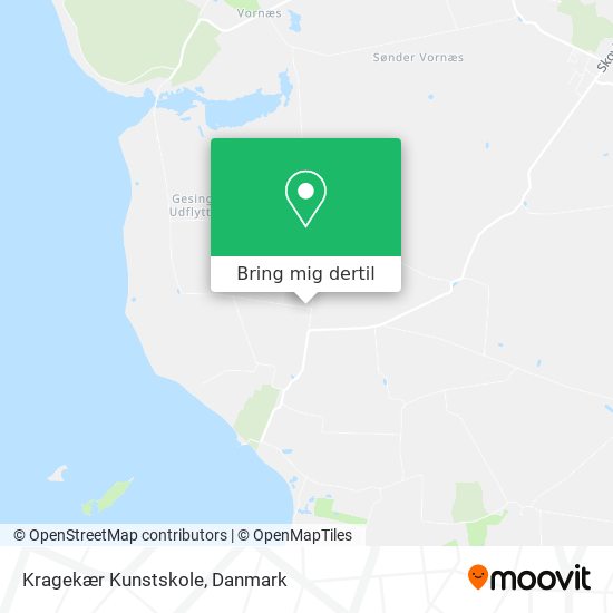Kragekær Kunstskole kort
