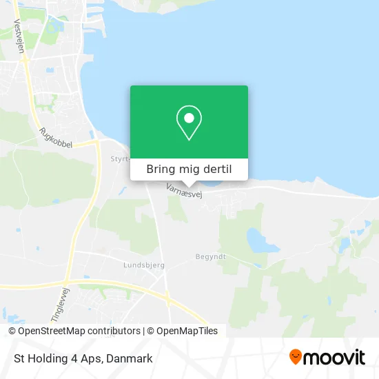 St Holding 4 Aps kort