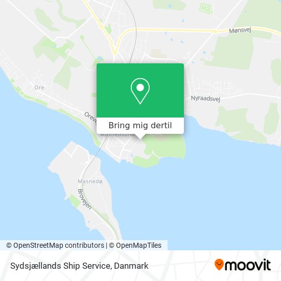 Sydsjællands Ship Service kort