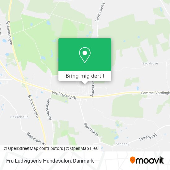 Fru Ludvigsen's Hundesalon kort