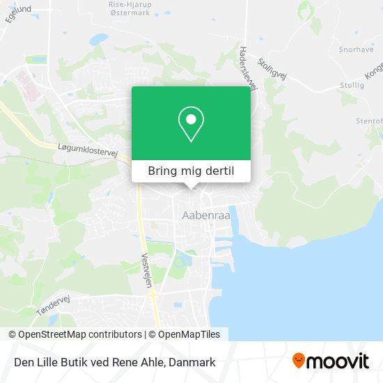 Den Lille Butik ved Rene Ahle kort
