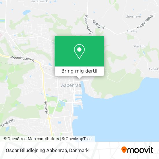 Oscar Biludlejning Aabenraa kort