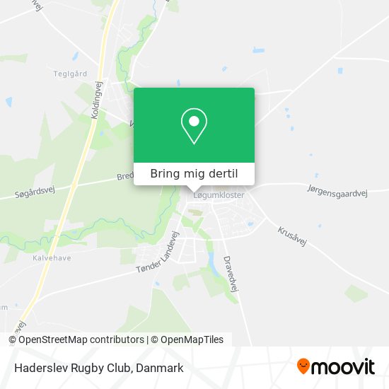 Haderslev Rugby Club kort