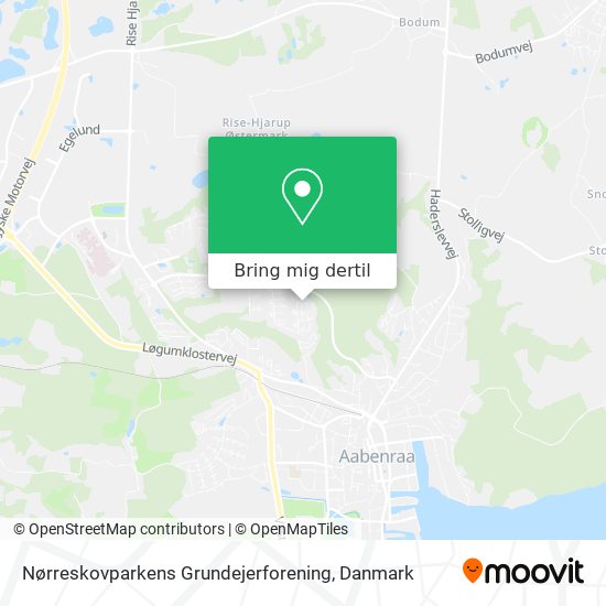 Nørreskovparkens Grundejerforening kort