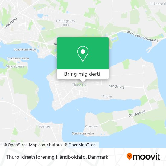 Thurø Idrætsforening Håndboldafd kort