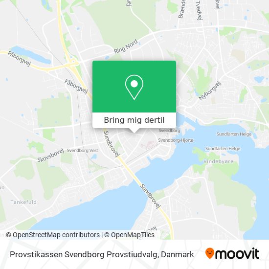 Provstikassen Svendborg Provstiudvalg kort