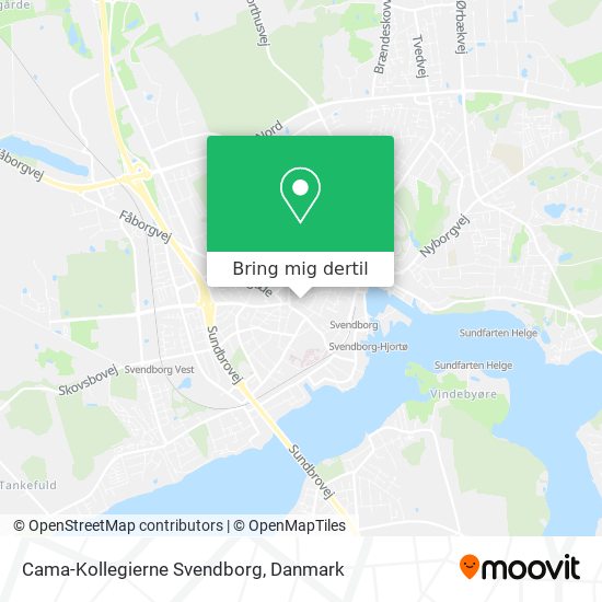 Cama-Kollegierne Svendborg kort