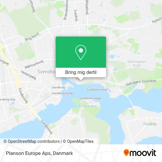 Planson Europe Aps kort