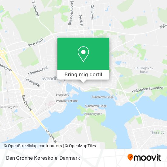 Den Grønne Køreskole kort