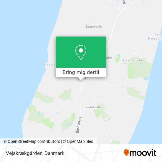 Vejskrækgården kort