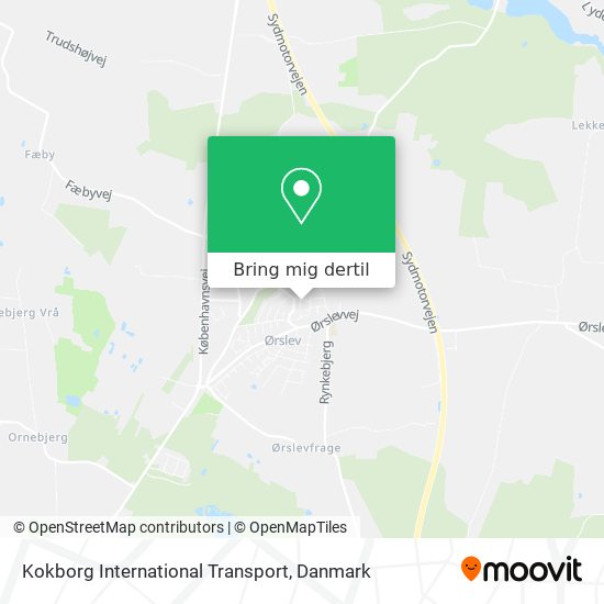 Kokborg International Transport kort