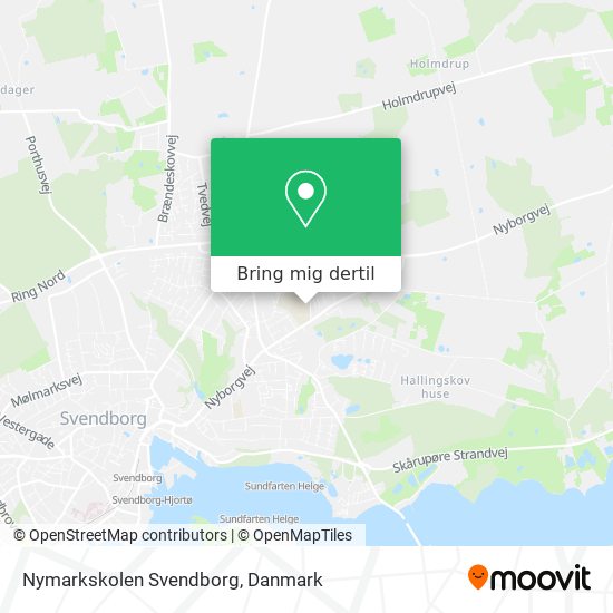 Nymarkskolen Svendborg kort