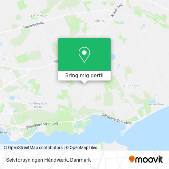 Selvforsyningen Håndværk kort