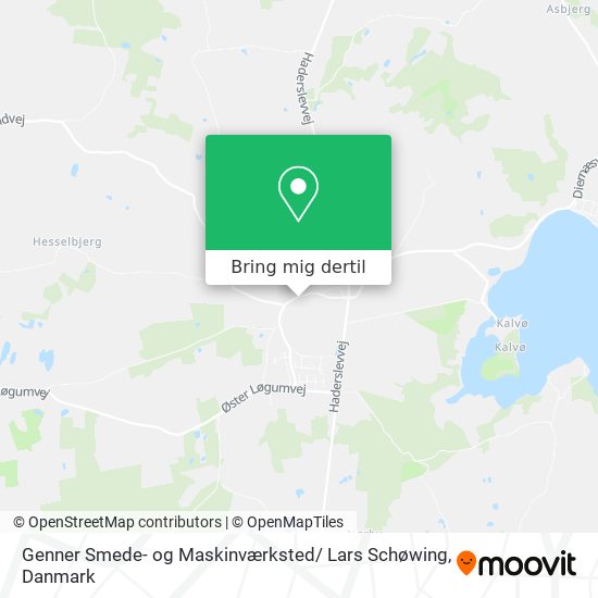 Genner Smede- og Maskinværksted/ Lars Schøwing kort