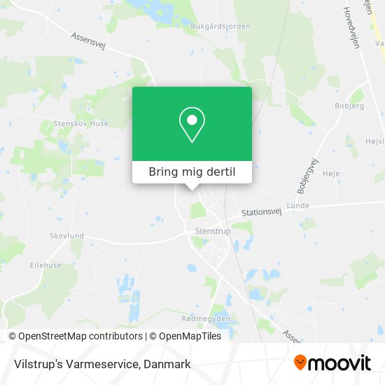 Vilstrup's Varmeservice kort