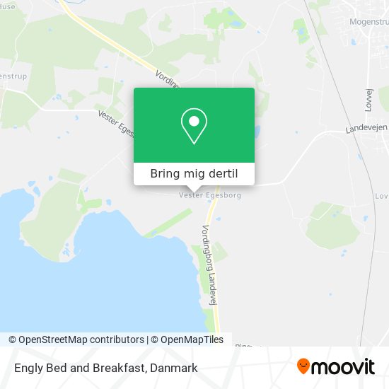 Engly Bed and Breakfast kort