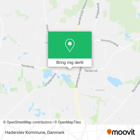 Haderslev Kommune kort