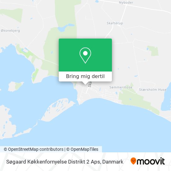 Søgaard Køkkenfornyelse Distrikt 2 Aps kort