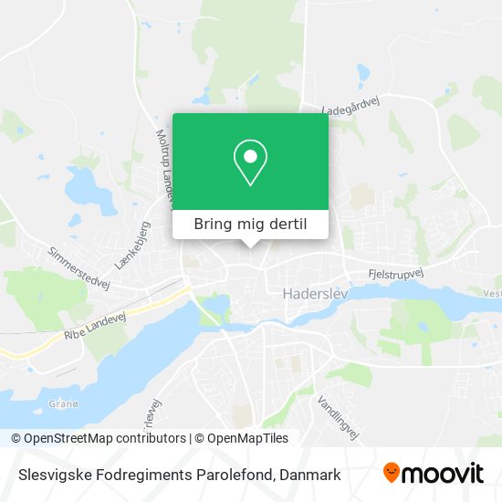 Slesvigske Fodregiments Parolefond kort