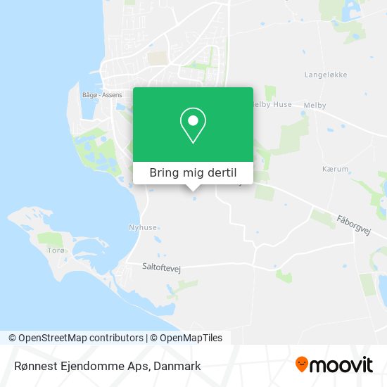 Rønnest Ejendomme Aps kort