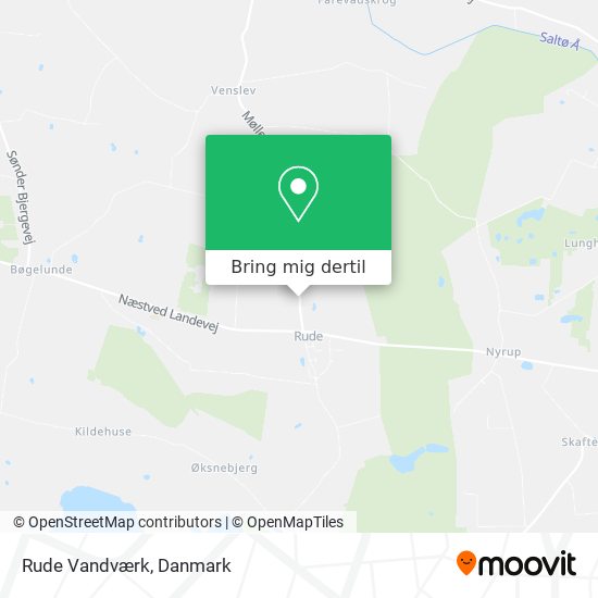 Rude Vandværk kort