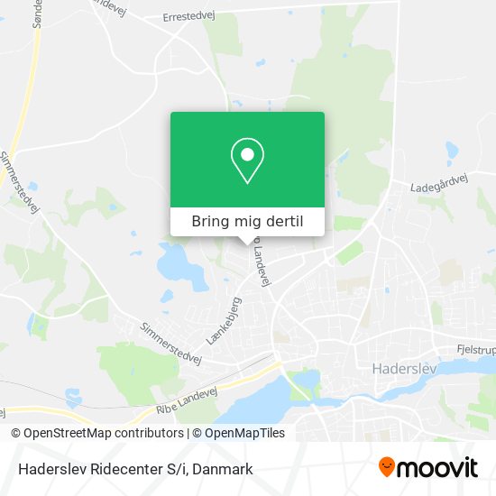 Haderslev Ridecenter S/i kort