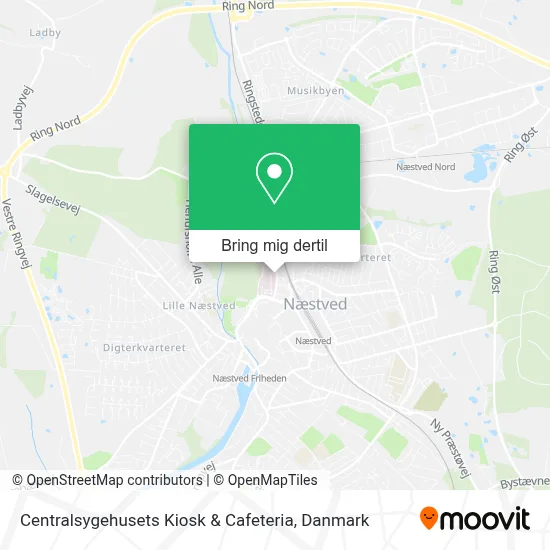 Centralsygehusets Kiosk & Cafeteria kort