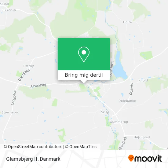 Glamsbjerg If kort
