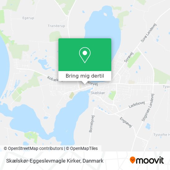 Skælskør-Eggeslevmagle Kirker kort