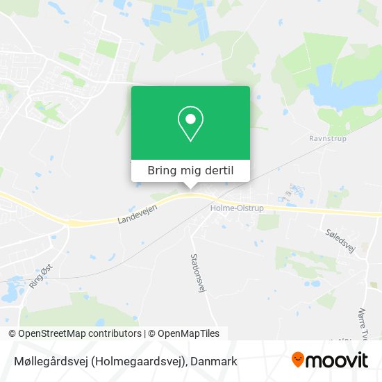 Møllegårdsvej (Holmegaardsvej) kort