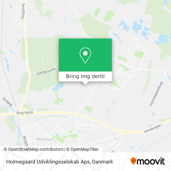 Holmegaard Udviklingsselskab Aps kort