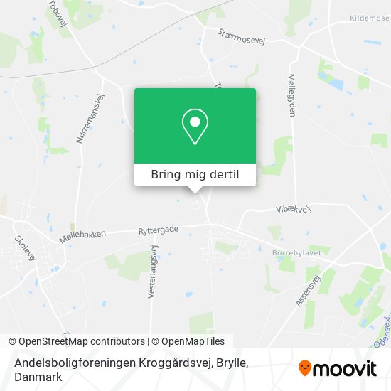 Andelsboligforeningen Kroggårdsvej, Brylle kort