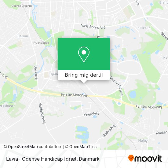 Lavia - Odense Handicap Idræt kort